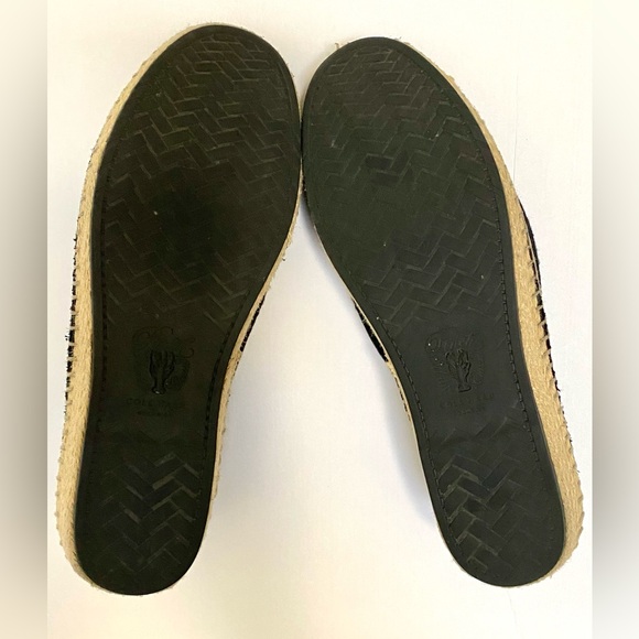 Women’s Cole Haan Pinch Maine Classics Grand OS Black Knit/Jute Espadrilles 8.5B - Picture 6 of 8